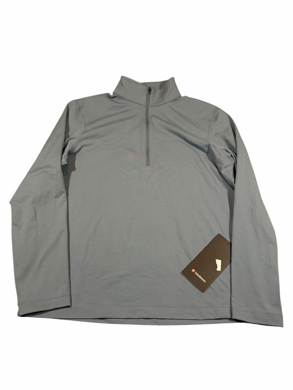 NWT Lululemon Soft Jersey Half Zip (Steel Blue) Size Small